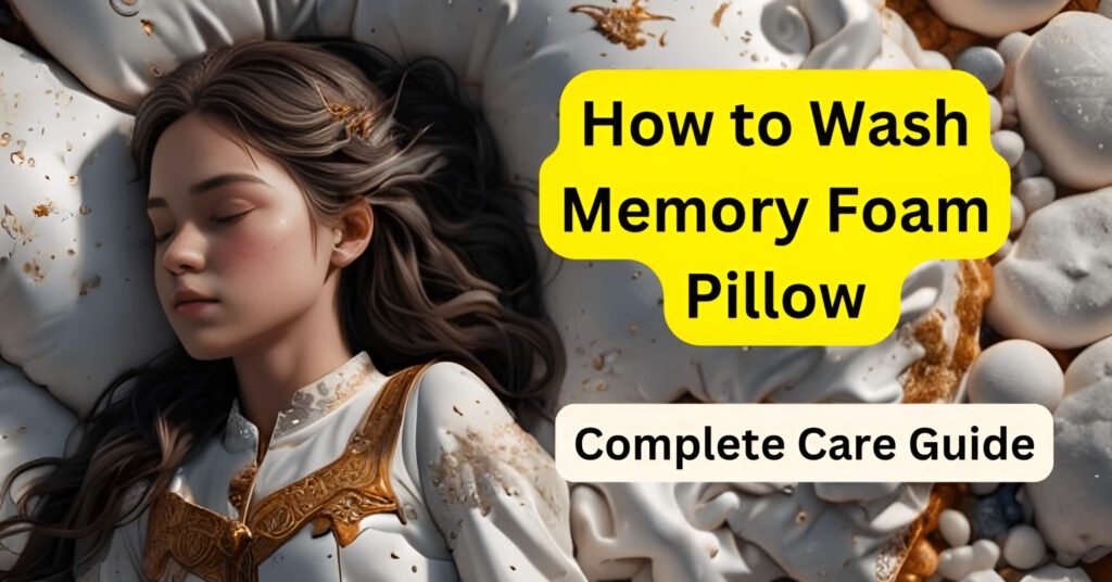 How to Wash Memory Foam Pillow - Complete Care Guide