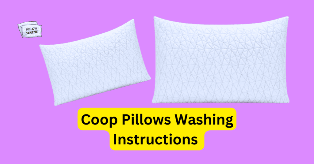 Coop Pillows Washing Instructions - Complete Guide