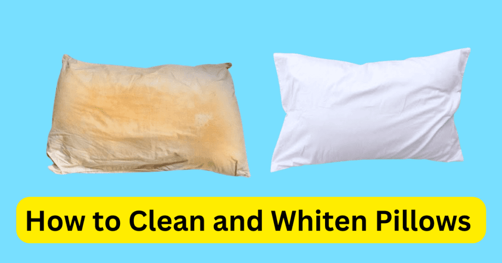 How to Clean and Whiten Pillows - from pillowserene